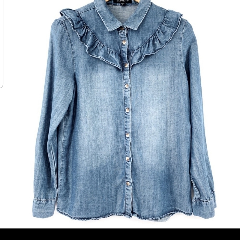 Ruffle Jean Shirt
